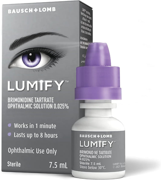 Uniites™, LUMIFY Redness Reliever Eye Drops 0.25 Ounce (7.5mL),  $18.91