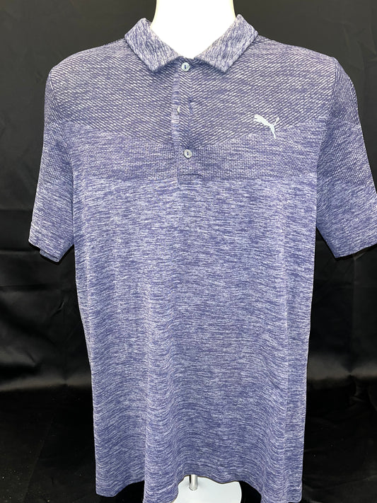Uniites™, Puma Like New Men's Golf Shirt, Navy Blue, Large, $19.91