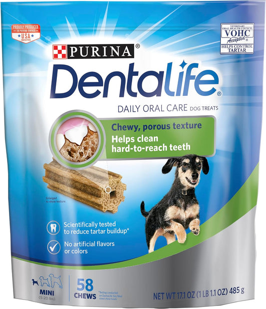 UniitesMarketplace.com Dentalife DentaLife Made in USA Facilities Toy Breed Dog Dental Chews, Daily Mini - 58 ct. Pouch $9.91