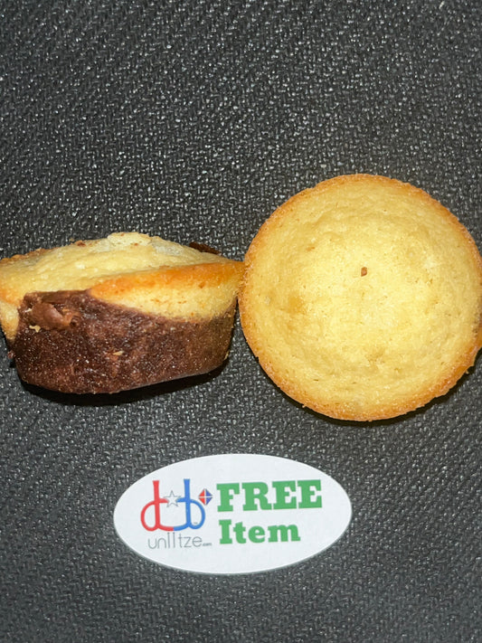 Uniites™ Marketplace Free Gift, (2) Mini Sponge Cake Mixed Brownie Bites