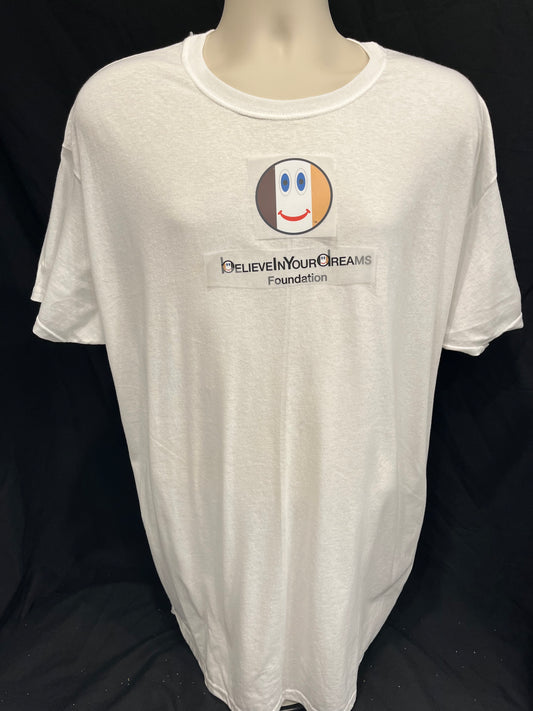 Uniites™, BIYD Foundation Logo, White, Unisex, T-shirt, XL,  $9.91