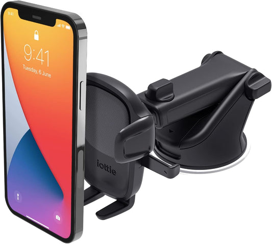 UniitesMarketplace.com™, iOttie Easy One Touch 5 Dashboard & Windshield Universal Car Mount Phone Holder Desk Stand with Suction Cup Base and Telescopic Arm for iPhone, Samsung, Google, Huawei, Nokia, other Smartphones, $16.91
