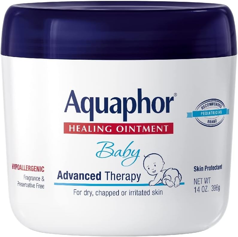 Uniites™,  Aquaphor Baby Healing Ointment Advanced Therapy Skin Protectant, Dry Skin and Diaper Rash Ointment, 14 Oz Jar,  $15.91