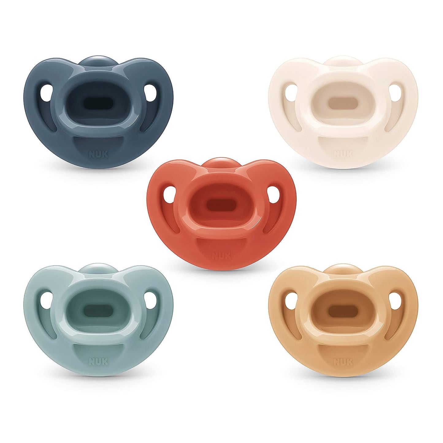Uniites™, NUK Comfy Orthodontic Pacifiers, 0-6 Months, Timeless Collection, 5 Count (Pack of 1),  $8.91