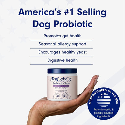 Uniites™, PetLab Co. Probiotics for Dogs, Salmon Flavored, Support Gut Health, Diarrhea, Digestive Health & Seasonal Allergies - 30 Soft Chews - Packaging May Vary,  $36.91