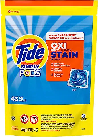 Uniites™, Tide Brand Laundry Pods 43 Pacs Capsules Oxy Stain,  $11.91
